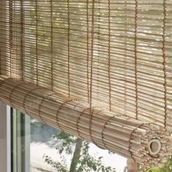 Анонс Рулонная штора из бамбука Натур микс