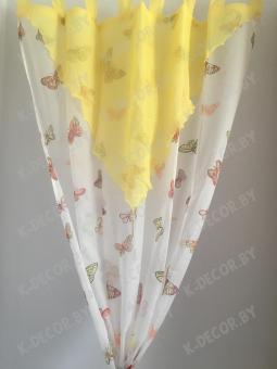 Вуаль Butterfly Желтая
