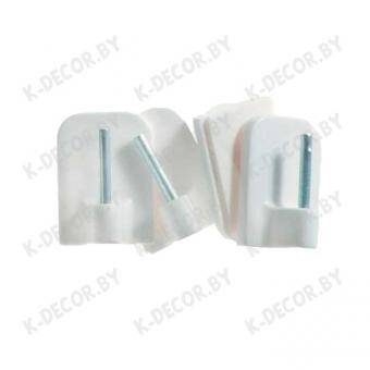 Крючок самоклеющийся пластиковый Крючок самоклеющийся пластиковый