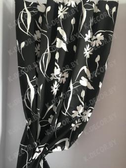 Штора на тесьме Orfeo черный