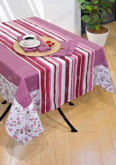 Скатерть с окантовкой Lazio, розовый Скатерть с окантовкой Lazio, розовый