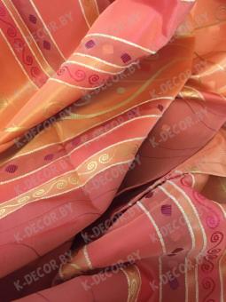 Портьера Aktavia красная