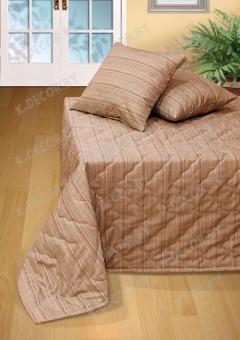 Комплект покрывало и подушки Caprice-D, коричневый Комплект покрывало и подушки Caprice-D, коричневый